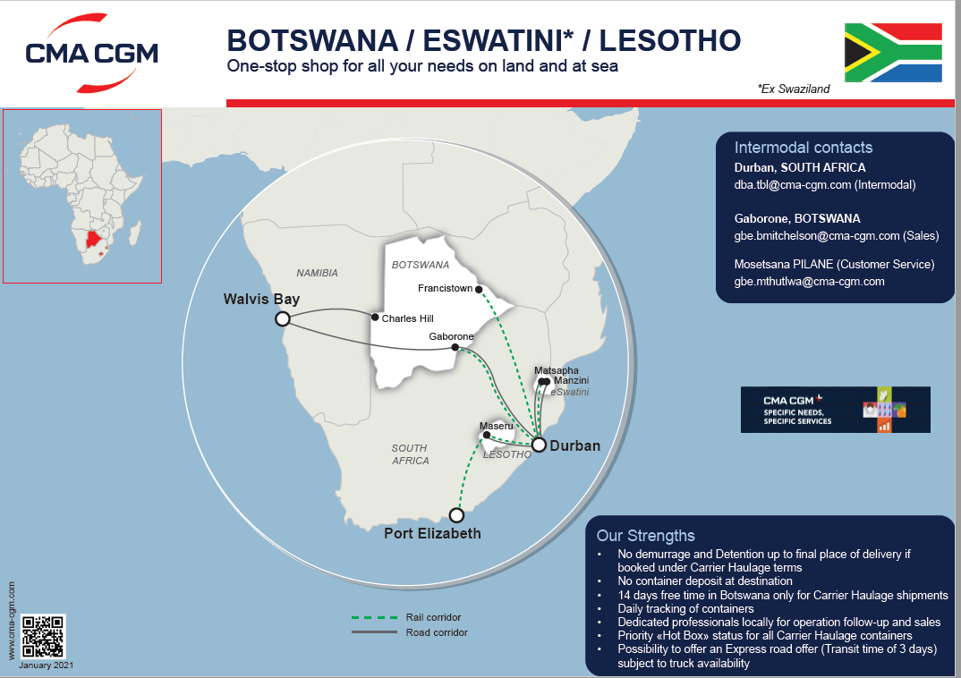 Botswana Lesotho Eswatini